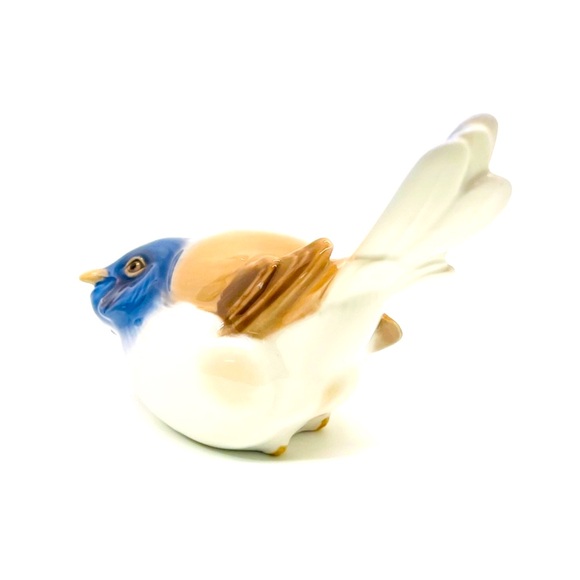 Vintage B&G Bing & Grondahl Copenhagen Porcelain Titmouse Bird Figurine Denmark - Picture 8 of 12